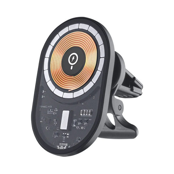 Автомобильный держатель Deppa Mage Safe Crystal, Black (55205)