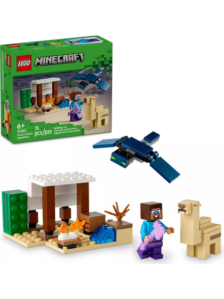 Конструктор LEGO Minecraft - Экспедиция Стива в пустыню (21251)