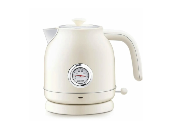 Чайник с датчиком температуры Xiaomi Qcooker Electric Kettle, белый/бежевый (CS-SH01/QS-1701)