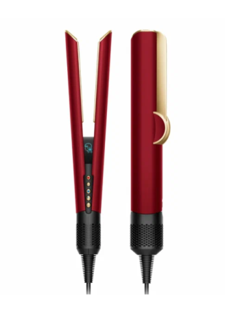 Выпрямитель для волос Dyson AirStrait HT01 Red Velvet/Gold, красный/золотой
