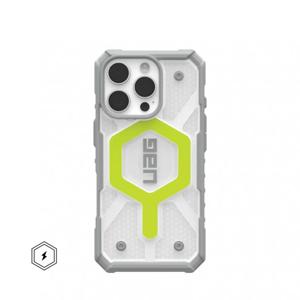 Чехол UAG Pathfinder с MagSafe для iPhone 16 Pro, Active Neon (114464118181)