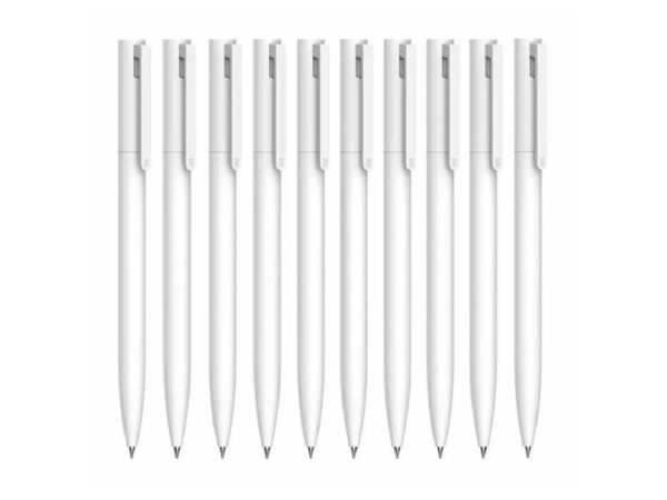 Ручки xiaomi mi gel ink pen (10шт) белые