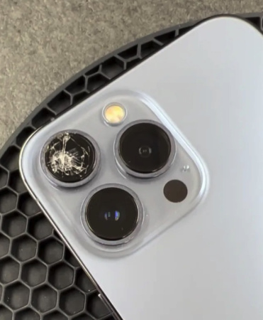 Замена глазка камеры на iPhone 13 pro