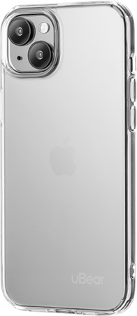 Чехол защитный uBear Real Case, iPhone 15, усиленный, прозрачный
