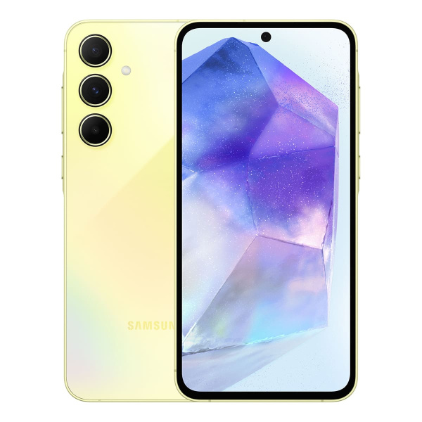 Samsung Galaxy A55 (2024) 8/256Gb Awesome Lemon, желтый