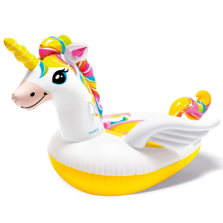 Надувной матрас для плавания INTEX "Радужный Единорог" 198*140 см (57561)