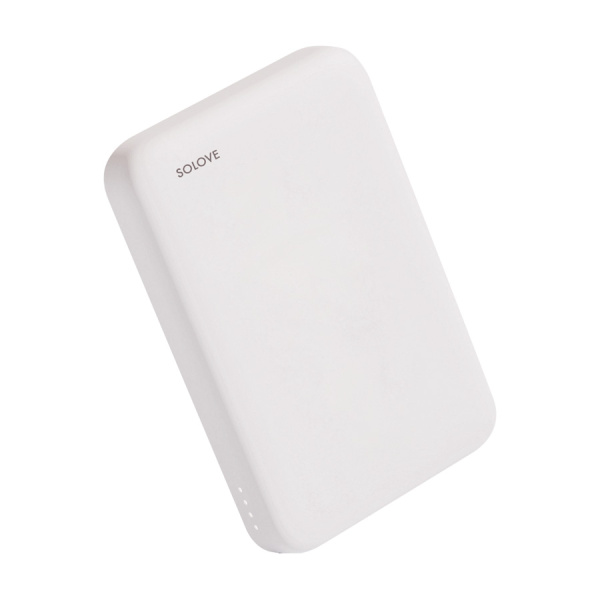 Внешний аккумулятор Power Bank SOLOVE 5000mAh Magnetic MagSafe 20W (W12 White), белый