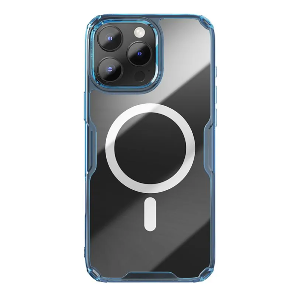Чехол Nillkin Nature TPU Pro Magnetic Blue для iPhone 16 Pro Max