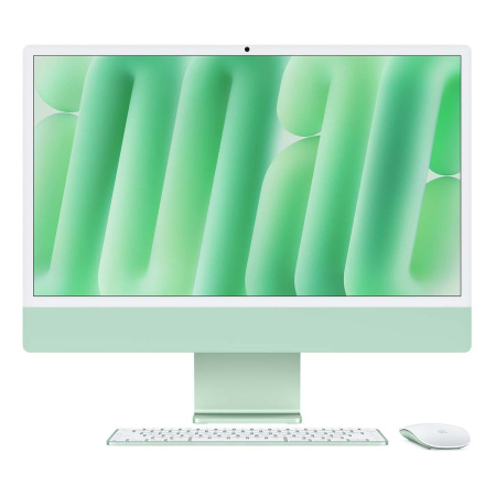 Apple iMac 24" (M4 10C CPU, 10C GPU, 2024) 24 ГБ, 512 ГБ (MD2Q4) Green, зеленый