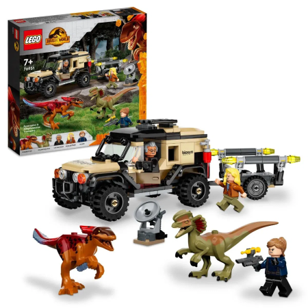 Конструктор LEGO Jurassic World™ - Перевозка пирораптора и дилофозавра (76951)