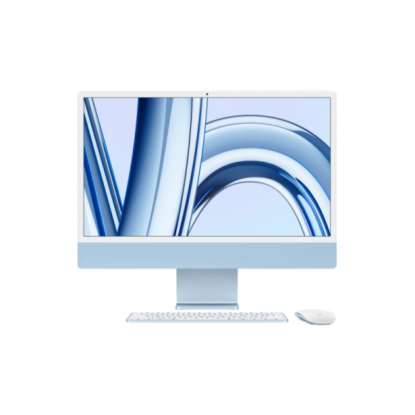 Apple iMac 24" Retina 4,5K, M3 (8C CPU, 8C GPU, 2023), 8 ГБ, 256 ГБ SSD, синий