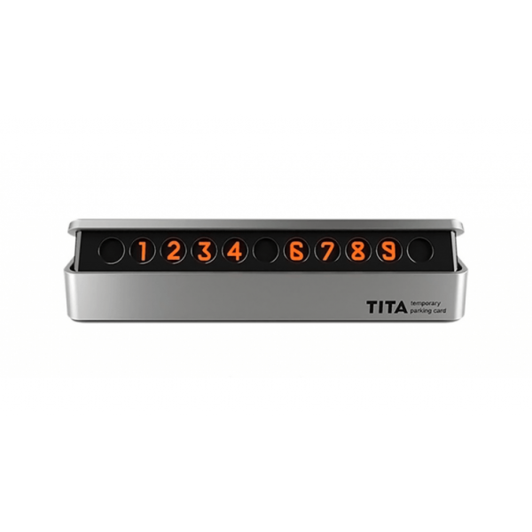 Временная карта парковки Xiaomi Bcase Tita Temporary Parking card, Silver