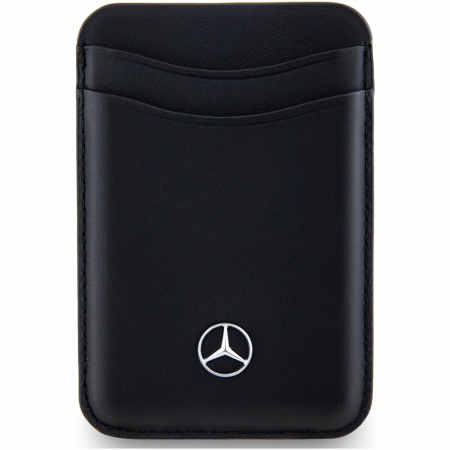 Магнитный картхолдер Mercedes Wallet MagSafe Cardslot Leather, цвет Черный (MEWCSMDCK)