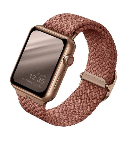 Ремешок Uniq Aspen Strap Braided для Apple Watch 38/40/41 мм, цвет Розовый (40MM-ASPPNK)