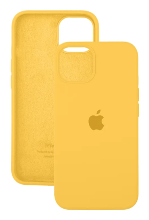 Чехол Silicone Case для iPhone 15 Yellow, цвет Желтый