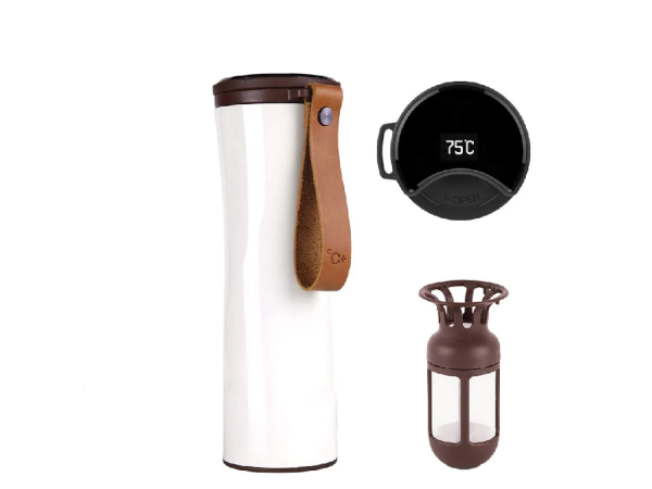 Термокружка Xiaomi Kiss Kiss Fish Moka Smart Cup Oled 430ml (S-U45СW), White