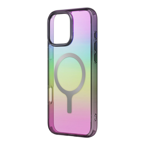 Чехол Uniq Iridescia (hologrophic) Midnight Quartz (Magsafe) для iPhone 16 Pro