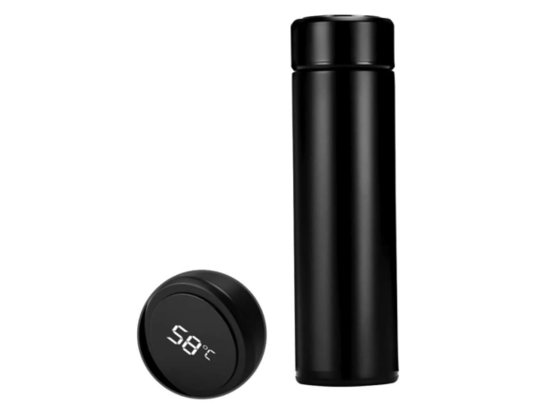 Термос с датчиком температуры, 500 мл. Black