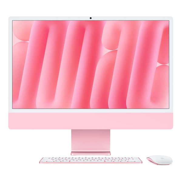 Apple iMac 24" (M4 10C CPU, 10C GPU, 2024) 16 ГБ, 512 ГБ (MWV53) Pink, розовый
