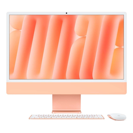 Apple iMac 24" (M4 10C CPU, 10C GPU, 2024) 24 ГБ, 512 ГБ (MD2W4) Orange, оранжевый