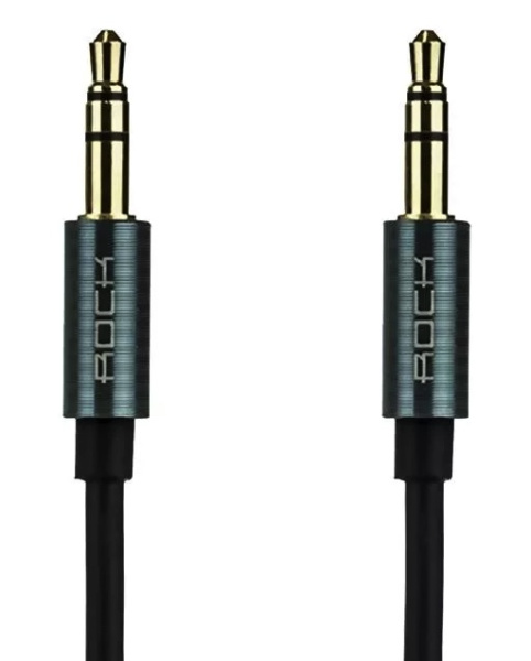 Кабель AUX 3.5mm Rock Audio Cable 1000 mm tarnish